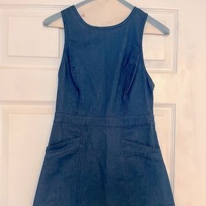 Lulus Chambray Mini Dress